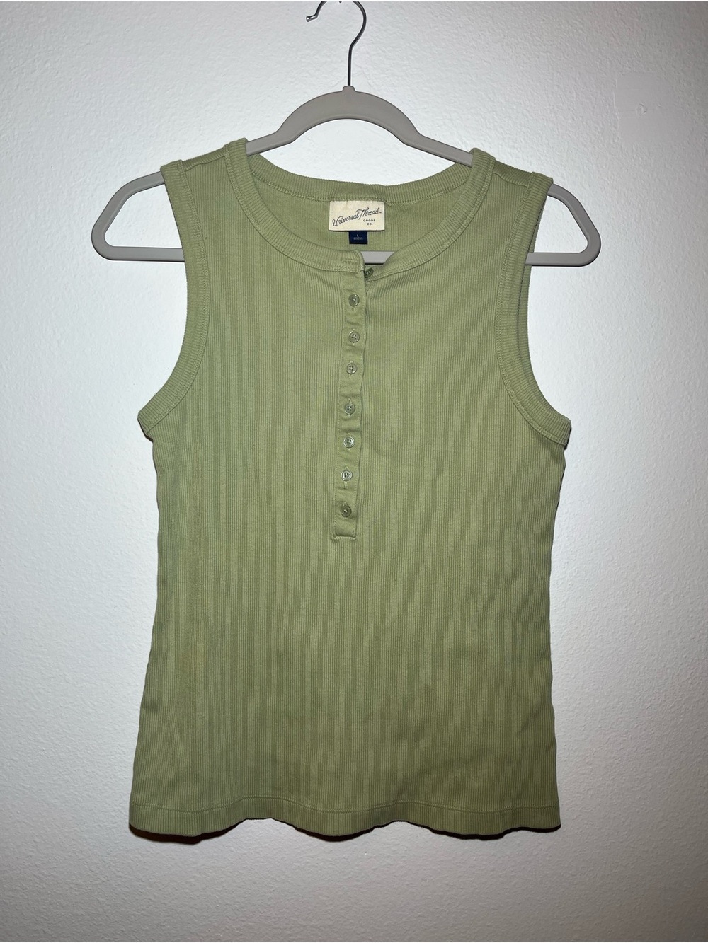 Universal Thread Henley Tank Sage Green